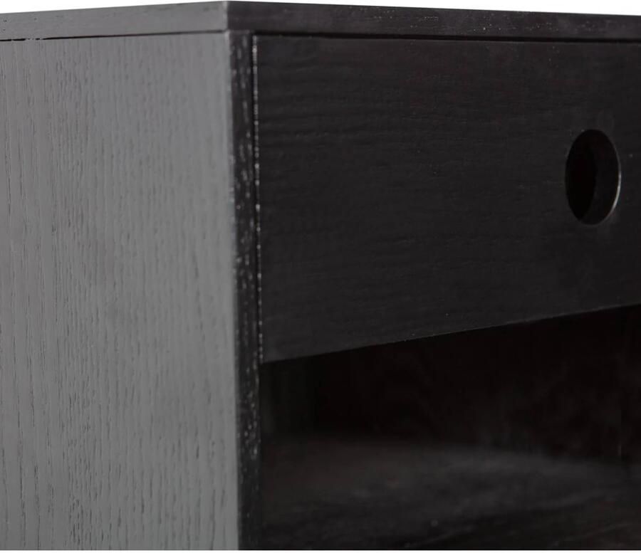 WOOOD | Nancy Hangend Nachtkastje Zwart | Slaapkamerkasten | Nachtkastje - Foto 3