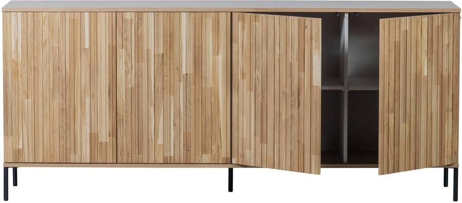 WOOOD Exclusive | Gravure New Dressoir 200cm Eiken Blanke Lak | Woonkamer meubels | Dressoir - Foto 4
