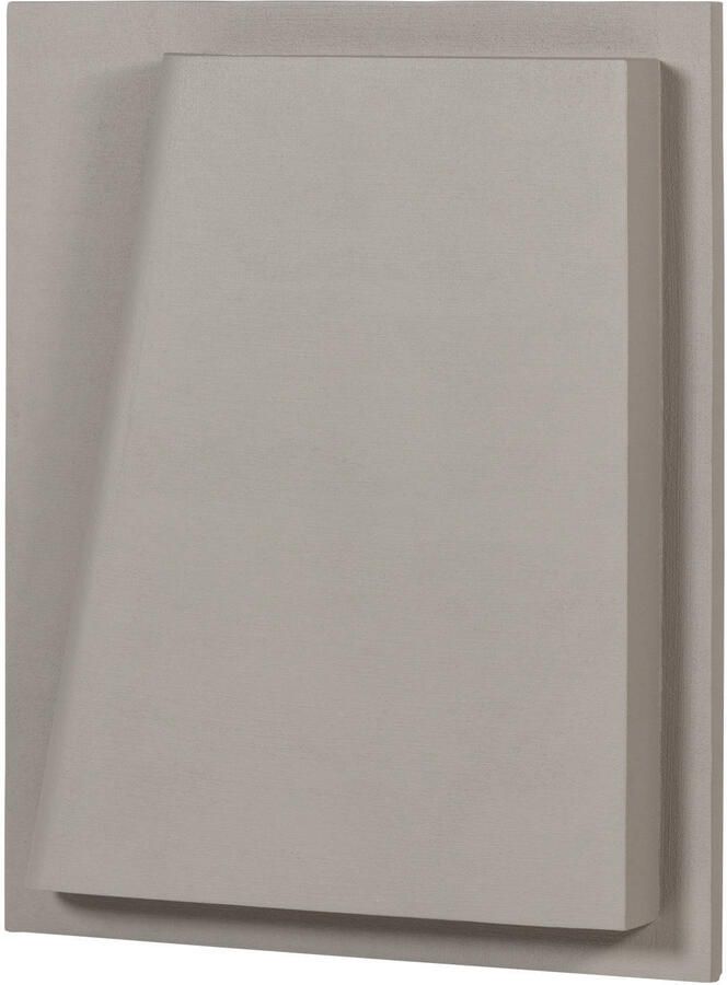 WOOOD Numa wanddeco betonlook grijs (104x84x13 cm)