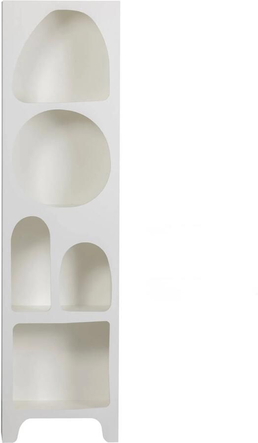 WOOOD | Caz Vakkenkast Smal Wit | Woonkamer kasten | Kast - Foto 6