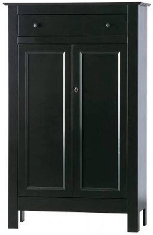 WOOOD | Eva Meidenkast Grenen Diep Zwart | Woonkamer meubels | BergkastKast - Foto 8