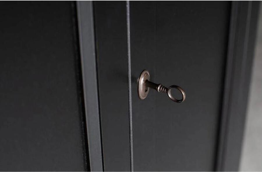 WOOOD | Eva Meidenkast Grenen Diep Zwart | Woonkamer meubels | BergkastKast - Foto 7