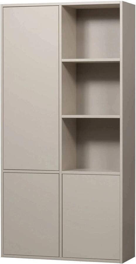 WOOOD | Meggy opbergkast links 108cm grenen dust | Woonkamer meubels | Bergkast | Kast