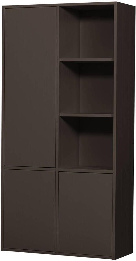 WOOOD Opbergkast Merel 200 x 100cm Middenbruin - Foto 3