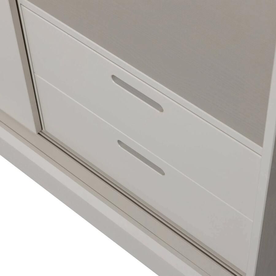 WOOOD | Mila schuifdeurkast grenen dust | Woonkamer meubels | Wandkast