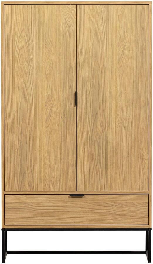 WOOOD Bergkast Silas met 2 deuren en een lade veel opbergruimte h 149 cm x b 85 cm