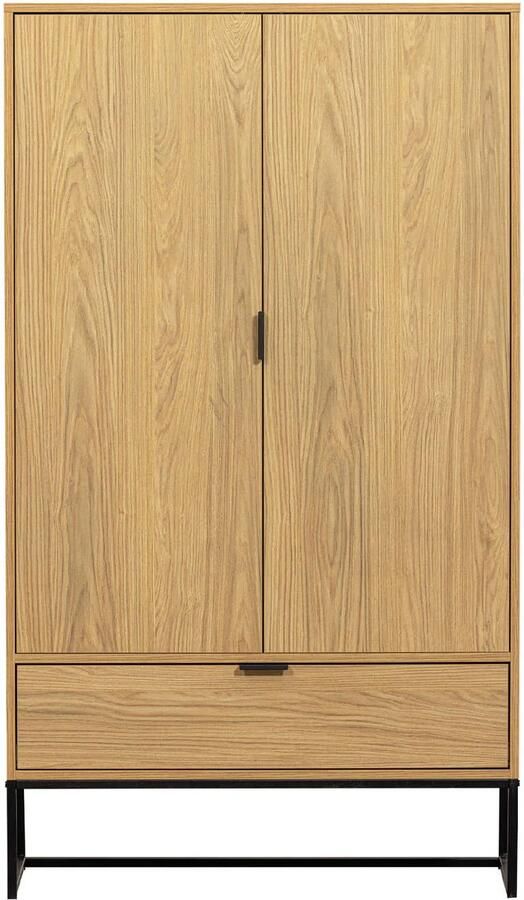 WOOOD Bergkast Silas met 2 deuren en een lade veel opbergruimte h 149 cm x b 85 cm