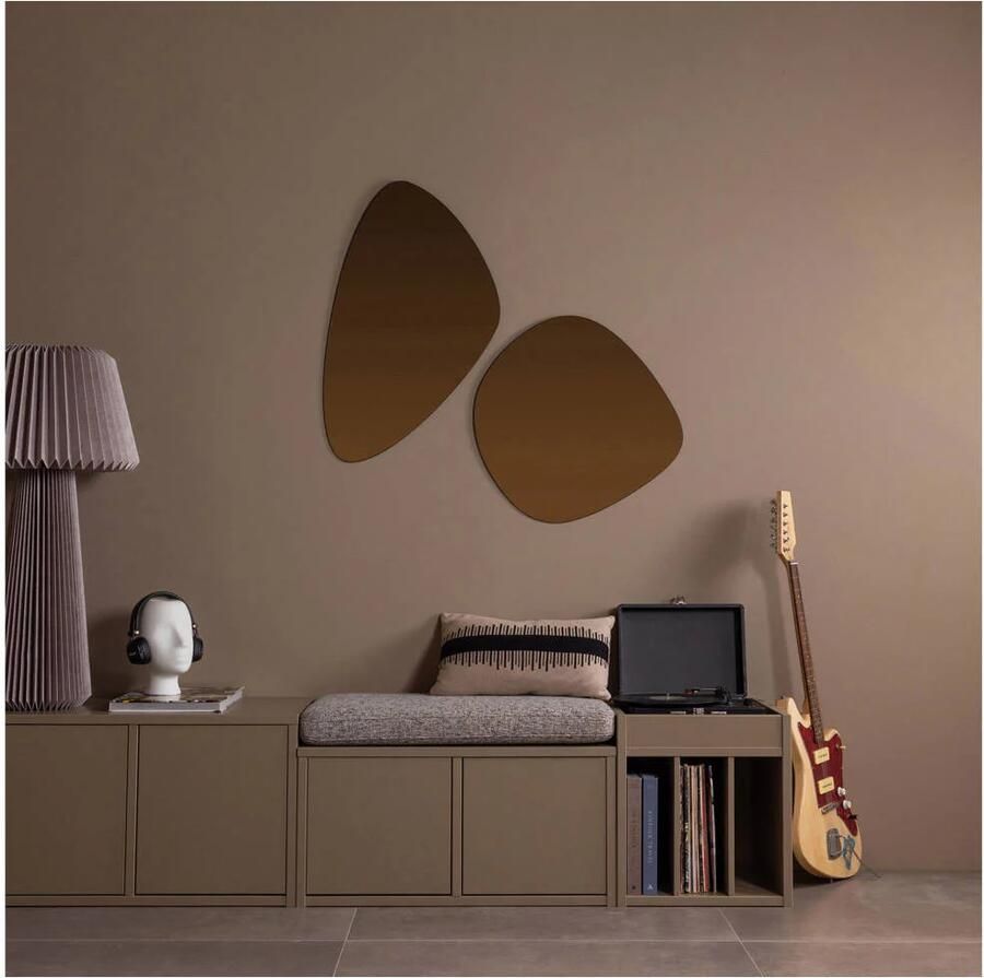 WOOOD | Turner platenkast grenen mud | Woonkamer meubels | Wandrek - Foto 5