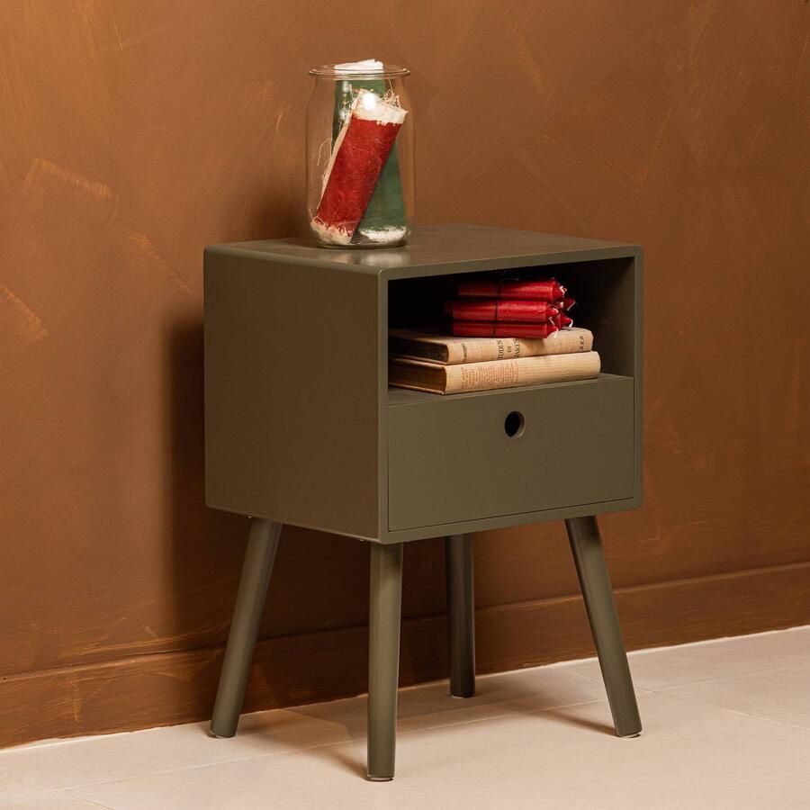 WOOOD Nachtkastje Vienna inclusief eenvoudige wandbevestiging h 53 cm x b 36 cm - Foto 4