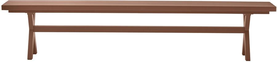 Exotan Delta Picknickbank Tuin Aluminium Terra 45x220x35 - Foto 4