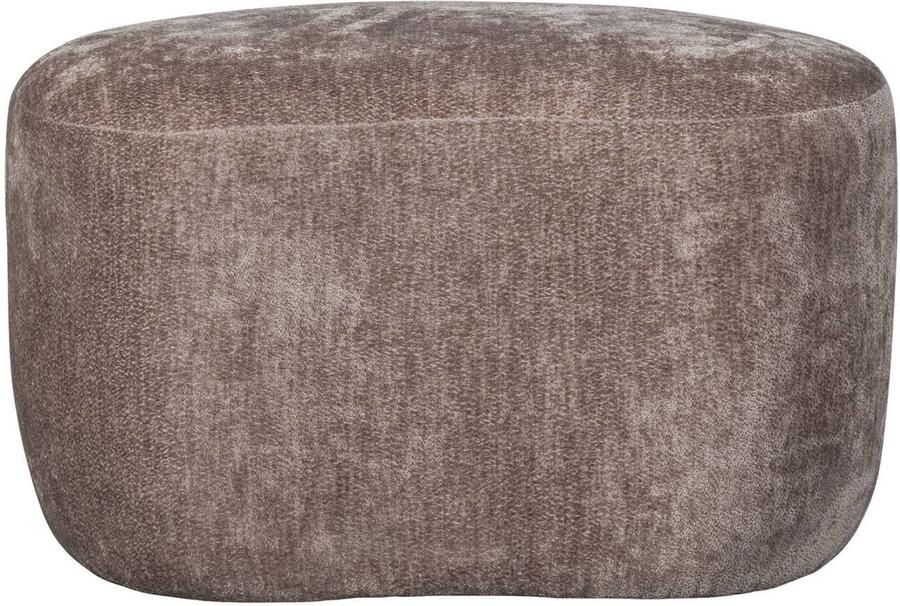 BePureHome | Popular organische poef taupe | Woonaccessoires | Poef - Foto 3