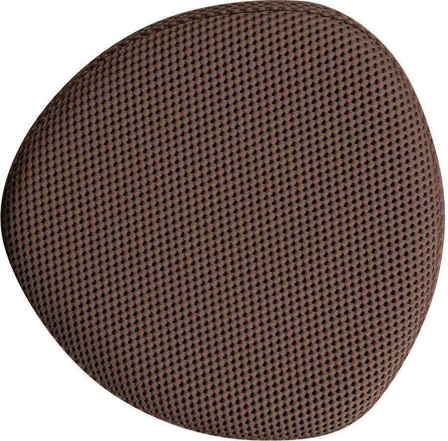 WOOOD Poef Puuk Mesh Espresso Exclusive