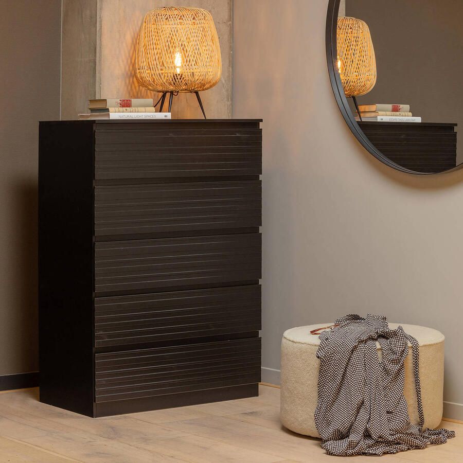 WOOOD | Sara Poef Laag Teddy Off White 36xØ60 | Woonaccessoires | Poef - Foto 4