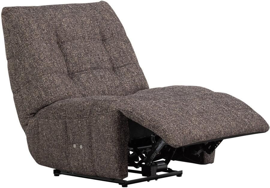 WOOOD | Hein relaxfauteuil elektrisch melange antraciet bruin | Zitmeubels woonkamer | Fauteuil - Foto 3