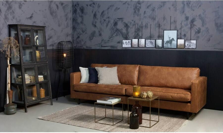 BePureHome | Rodeo Classic 3-zitsbank Cognac | Zitmeubels woonkamer | 3-zitsbank - Foto 2