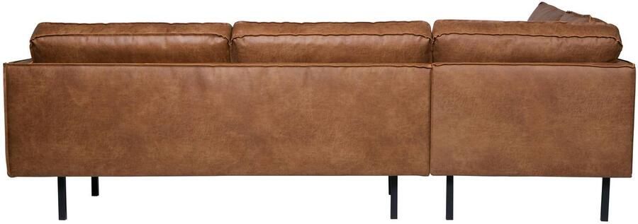 BePureHome | Rodeo Hoekbank Links Cognac | Zitmeubels woonkamer | Hoekbank - Foto 3
