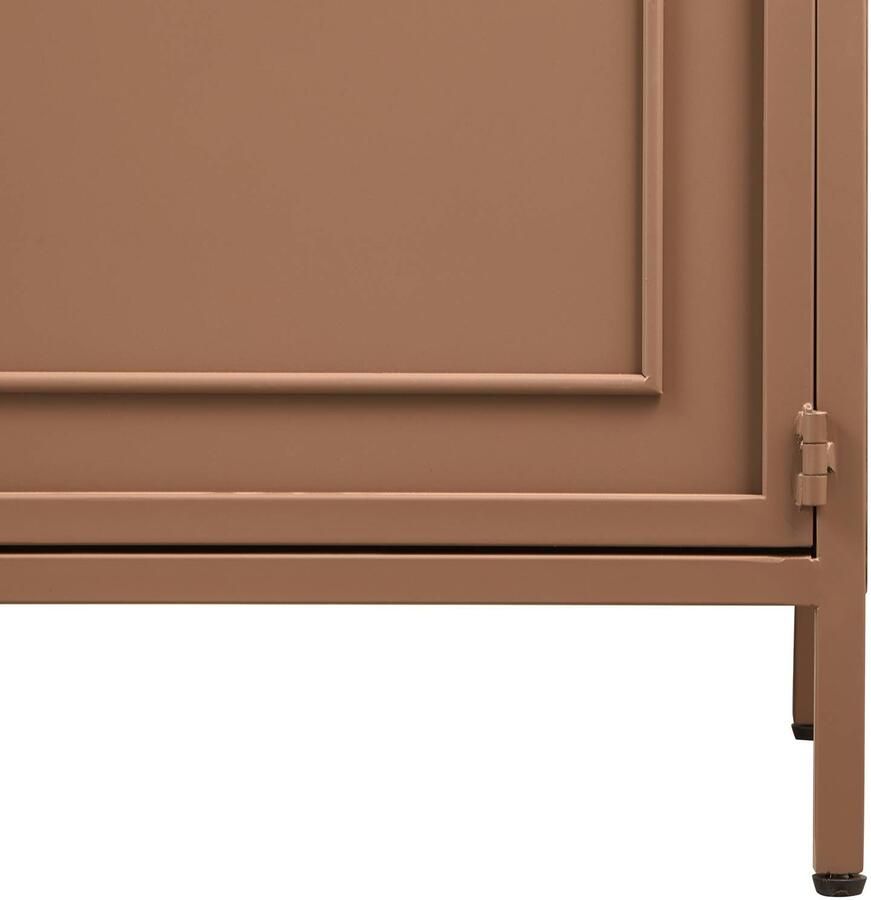 WOOOD | Ronja vitrinekast xl metaal military brown | Woonkamer meubels | KastVitrinekast - Foto 5