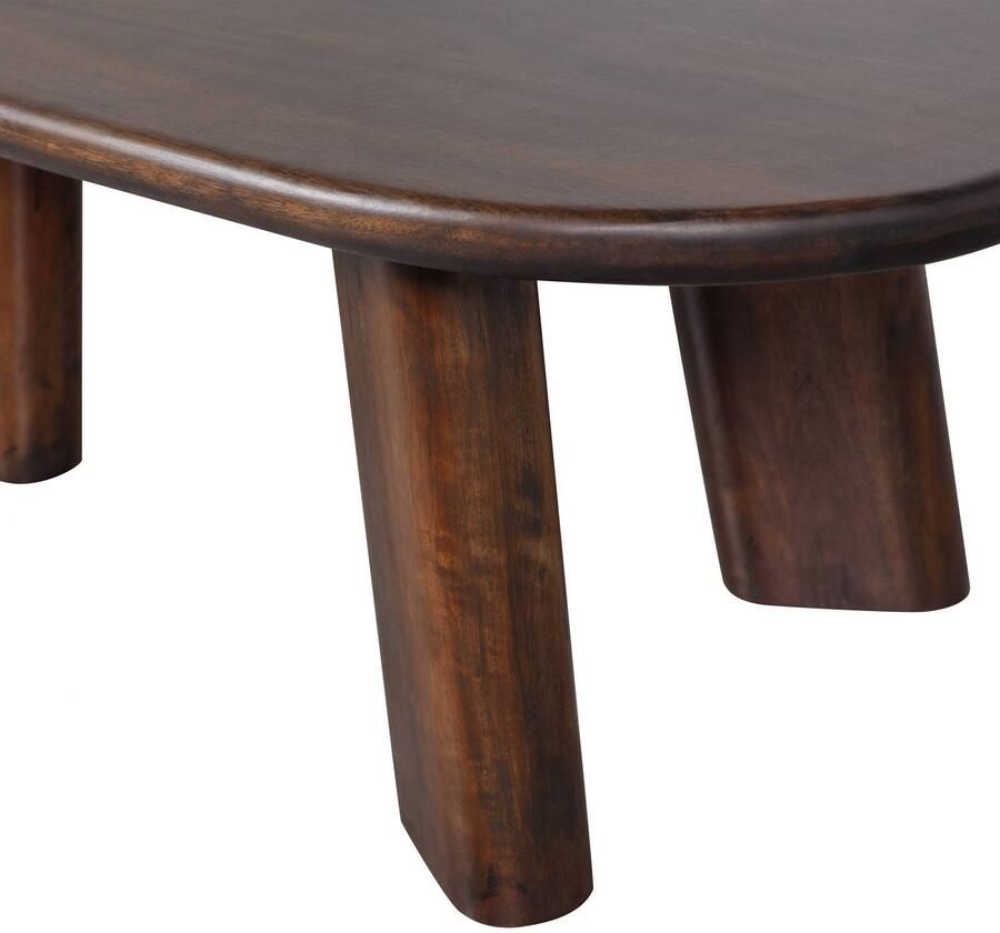 BePureHome | Roundly salontafel mango hout walnoot | Woonkamertafels | Salontafel - Foto 2