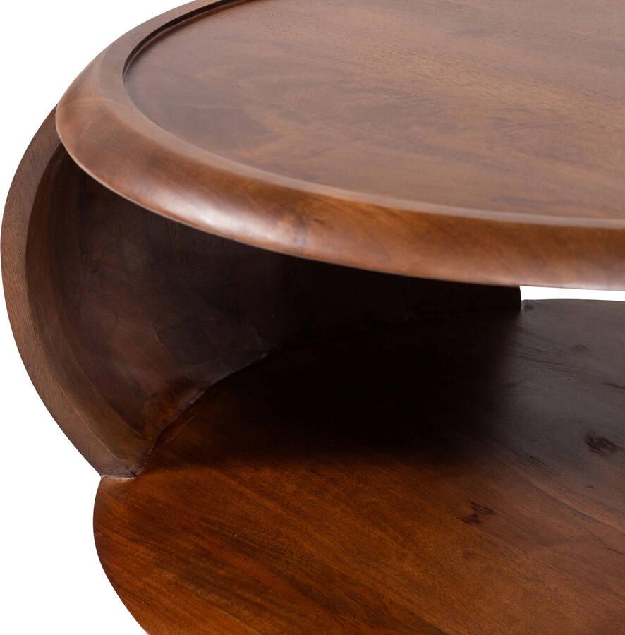WOOOD | Cole salontafel mango hout bruin | Woonkamertafels | Salontafel - Foto 3