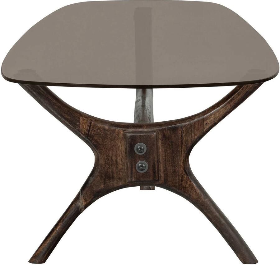 BePureHome | Flash salontafel mango hout glass walnoot | Woonkamertafels | Salontafel - Foto 3