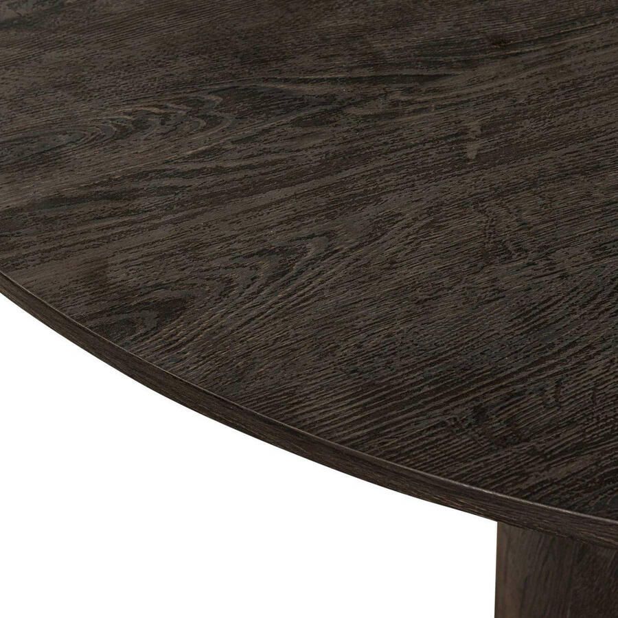 WOOOD | Maan salontafel mdf donkerbruin 35xØ100cm | Woonkamertafels | Salontafel - Foto 2