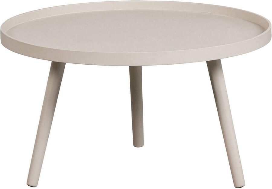 WOOOD | Mesa Bijzettafel L Hout Antique Beige 34 XØ60 | Woonkamertafels | Bijzettafel - Foto 4