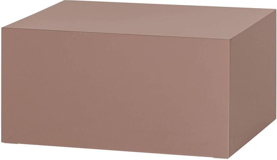 WOOOD Savo Salontafel MDF Hoogglans Mokkabruin 40x80x60
