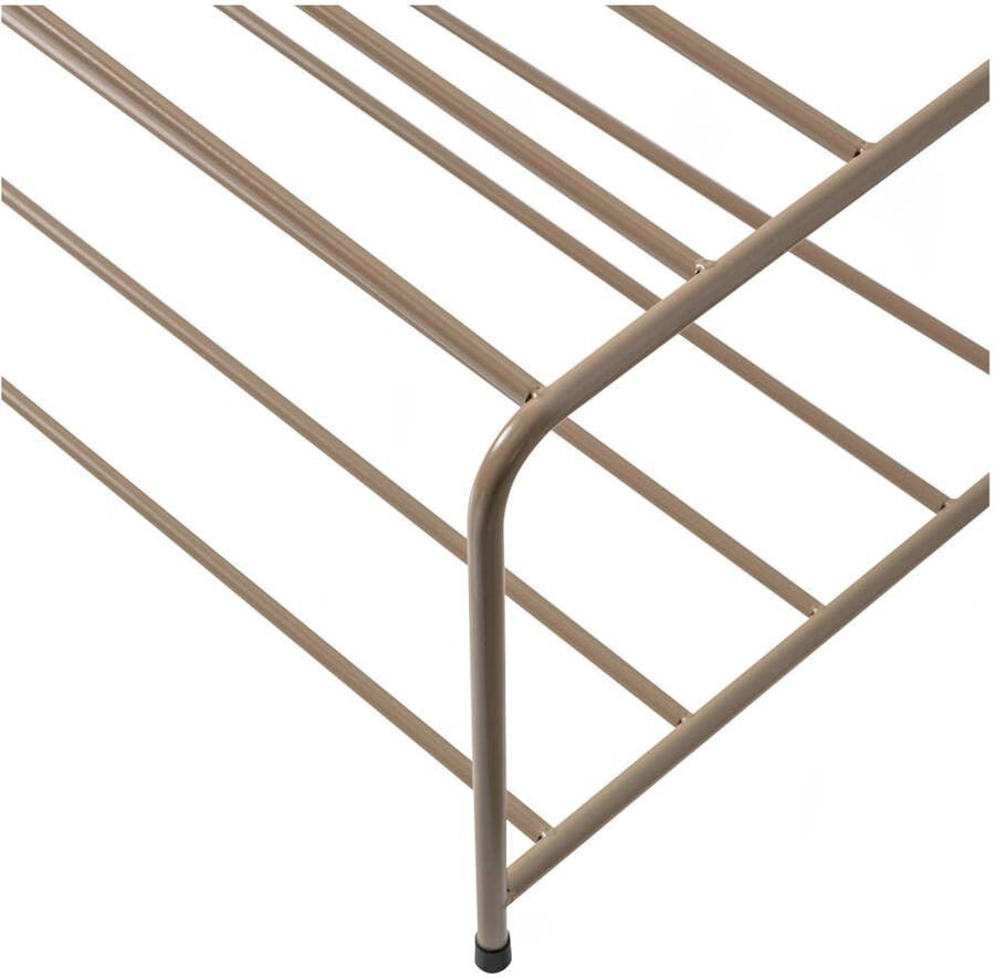 WOOOD Josse Schoenenrek Metaal Militair Bruin 25x80x33 - Foto 2