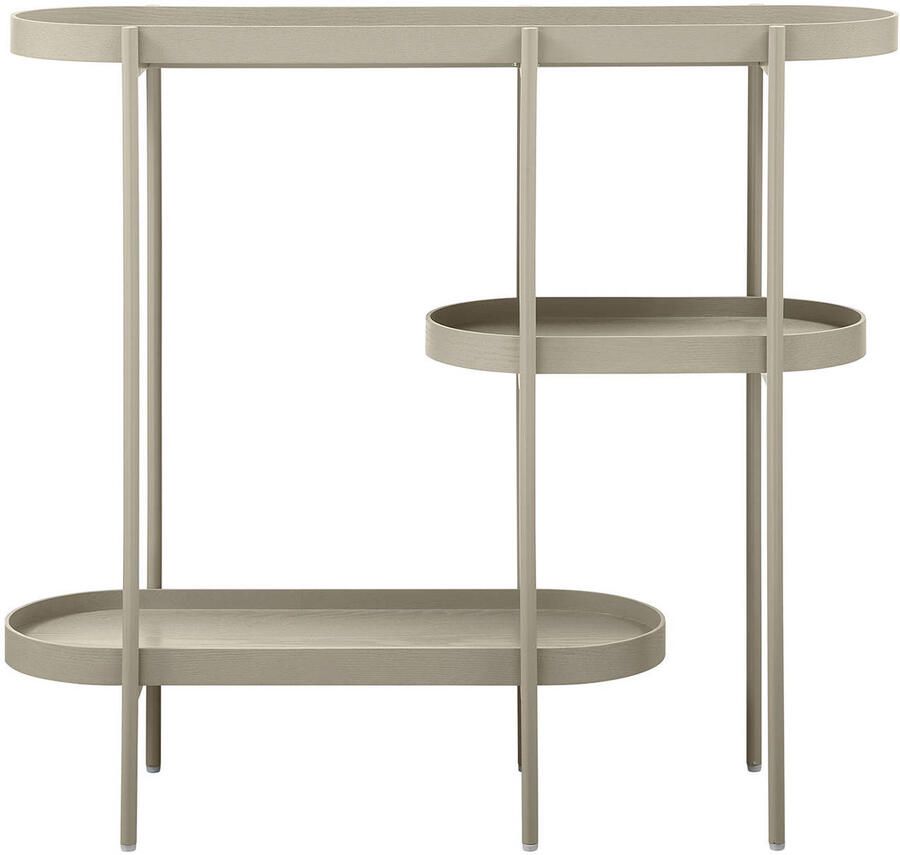 WOOOD Exclusive | Noan Sidetable Hout metaal Antique Beige | Woonkamertafels | Wandtafel