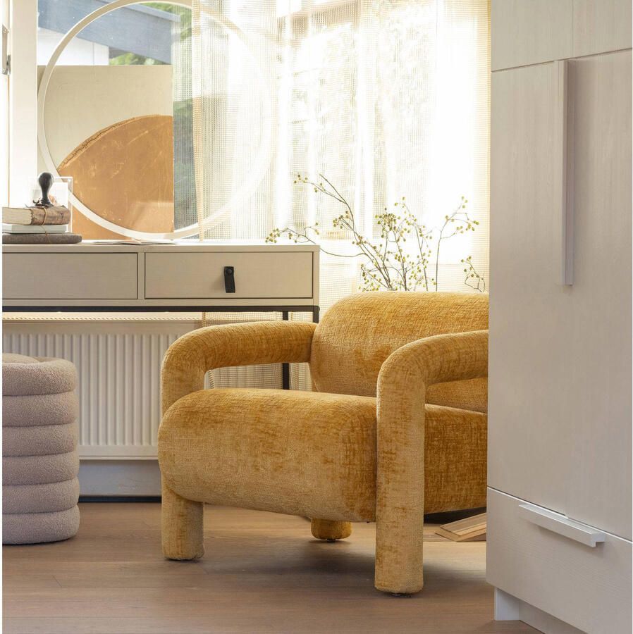 WOOOD | Silas Sidetable Geborsteld Grenen Dust | Woonkamertafels | Wandtafel - Foto 7