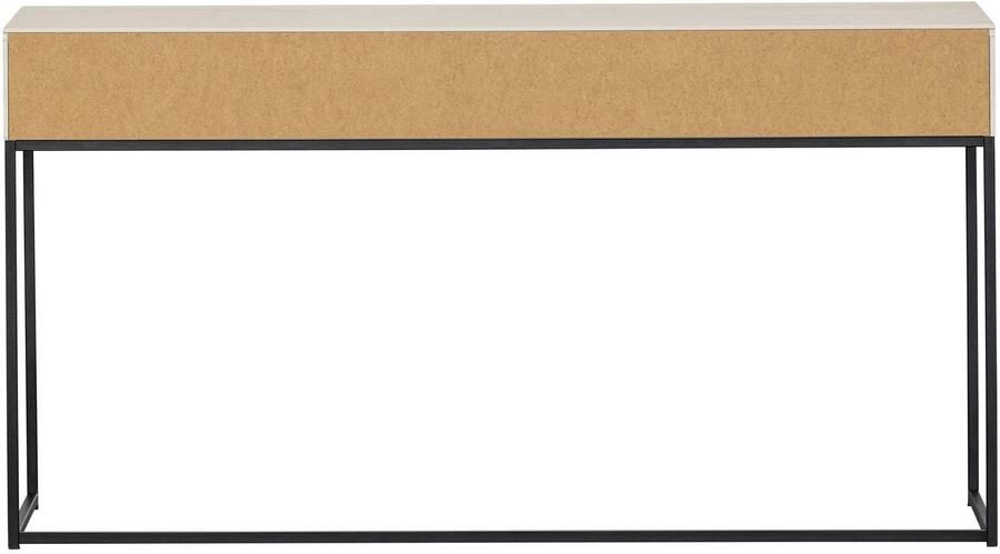 WOOOD | Silas Sidetable Geborsteld Grenen Dust | Woonkamertafels | Wandtafel - Foto 6