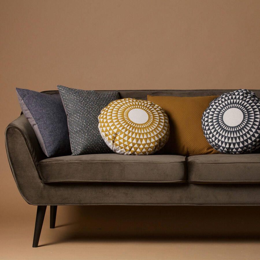 WOOOD | Rocco Sofa 187 Cm Fluweel Warm Groen | Zitmeubels woonkamer | 2-zitsbank - Foto 4