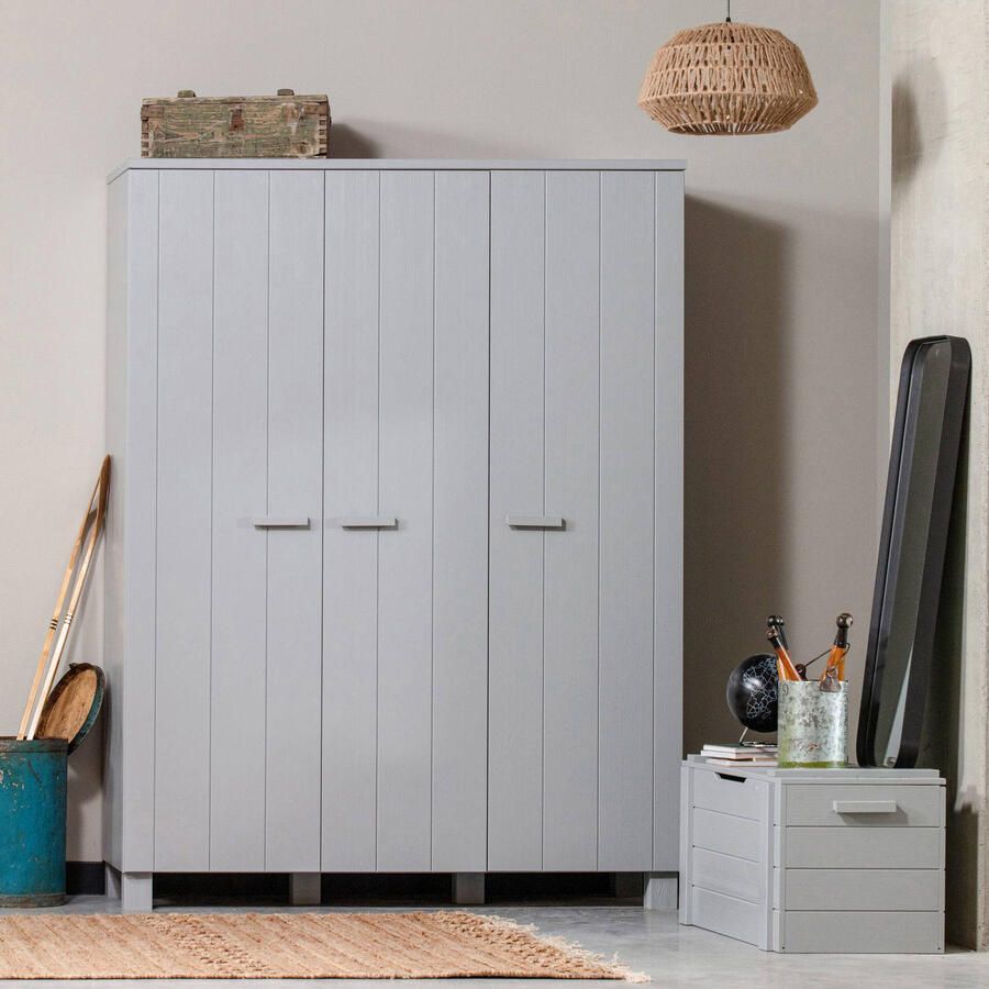 WOOOD | Dennis Speelgoedkist Betongrijs Geborsteld | Woonkamer meubels | Kast - Foto 5