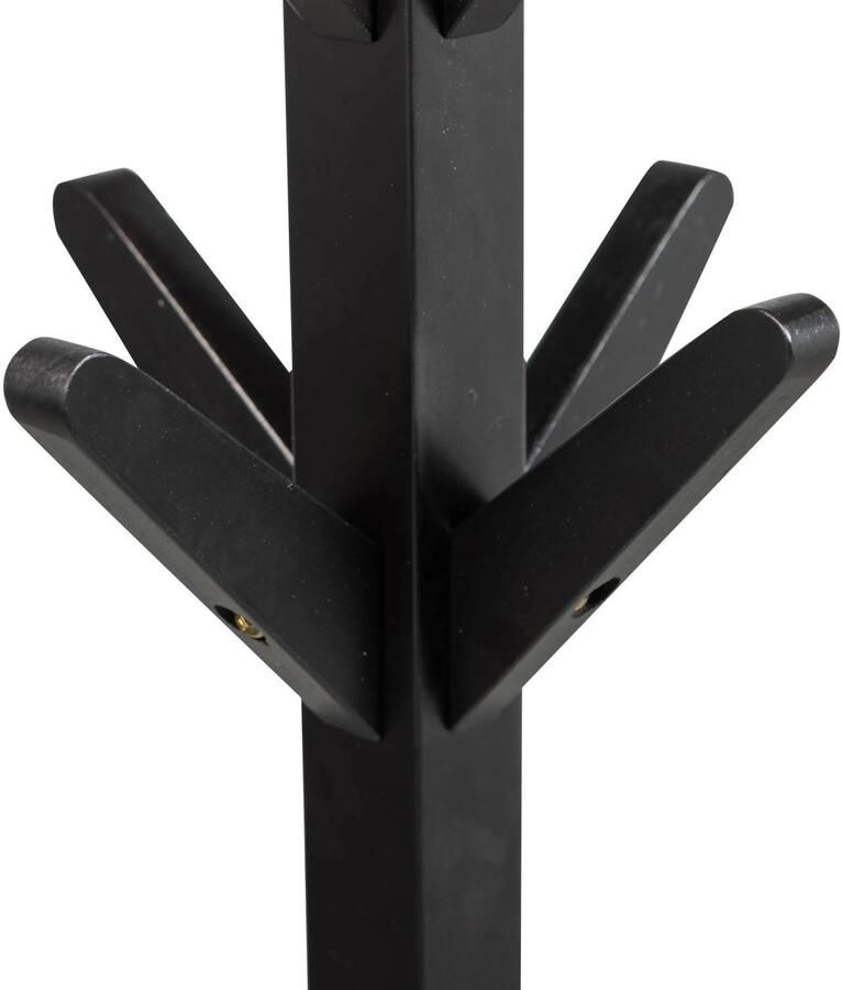 WOOOD Studio Staande Kapstok Berken Zwart 178x45x45