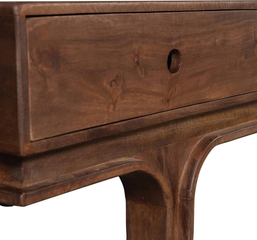 WOOOD | Staes tv-meubel 3 lades mango hout walnoot | Woonkamer meubels | Tv-dressoirTv-meubel - Foto 4