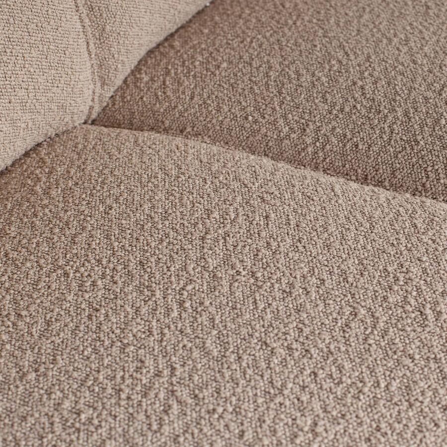 BePureHome | Statement Hoekbank Links Boucle Beige | Zitmeubels woonkamer | HoekbankModulaire banken - Foto 2
