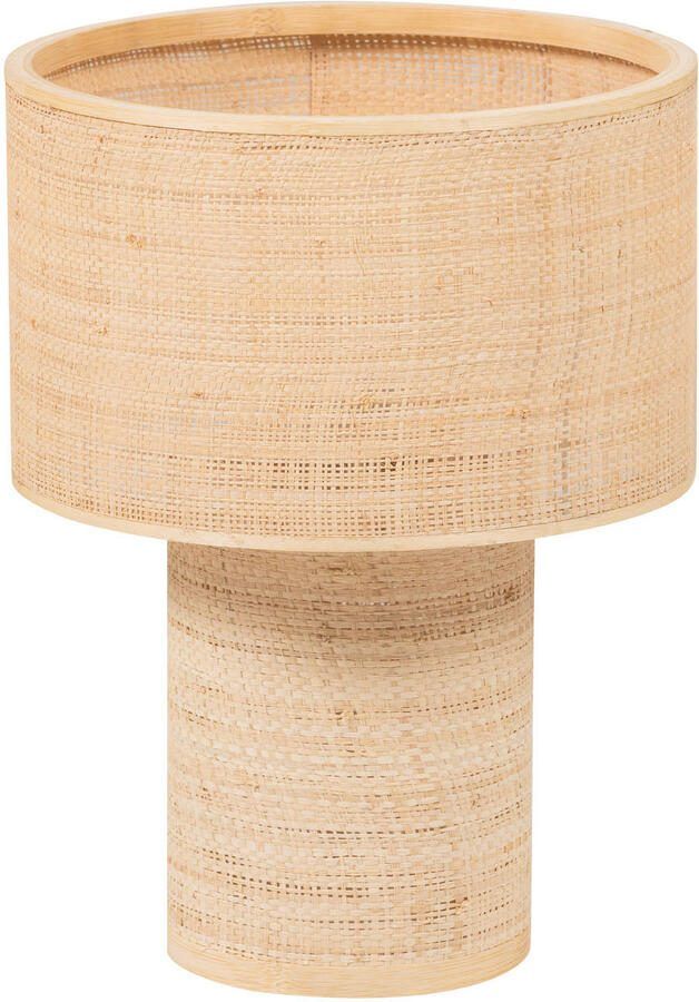 WOOOD Syro tafellamp raffia naturel (38xø28 cm)
