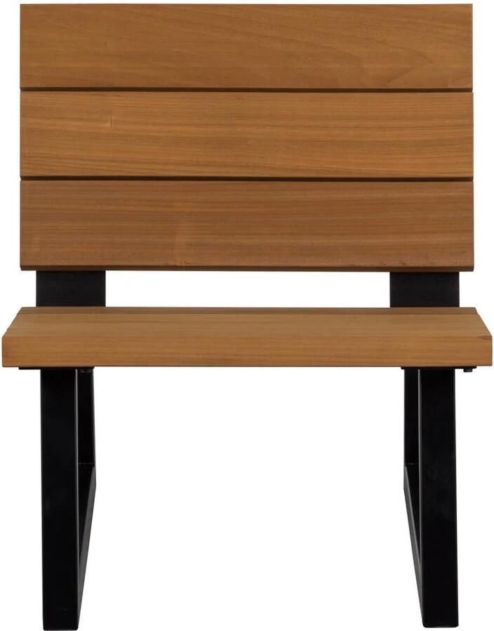 WOOOD Banco Outdoor Fauteuil Hout Metaal Nature 78x68x82