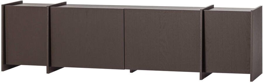 WOOOD TV-meubel Brock Essenfineer 200cm Middenbruin
