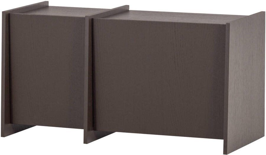 WOOOD Brock Tv Meubel 102 CM Essen Fineer Middenbruin 53x102x44