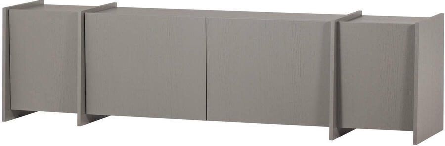 WOOOD TV-meubel Brock Essenfineer 200cm Warmgrijs