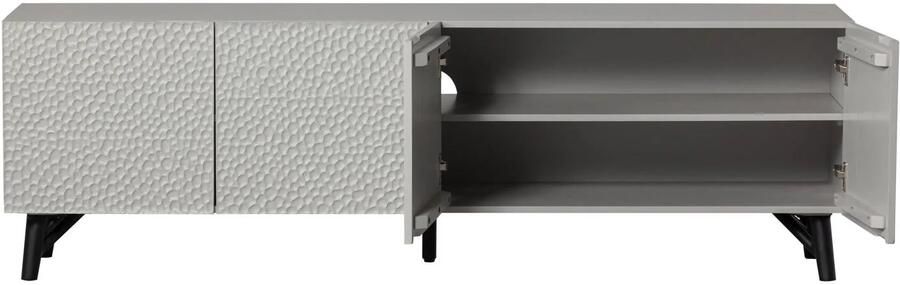 WOOOD Tv-meubel Carve TV-dressoir Fronten met opvallende patronen H 56 cm x B 181 cm - Foto 4