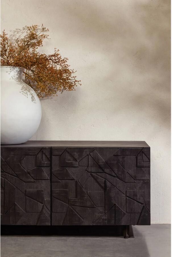 WOOOD Tv-meubel Counter TV-dressoir Inclusief geruisloos push-to-open systeem breedte 176 cm - Foto 5