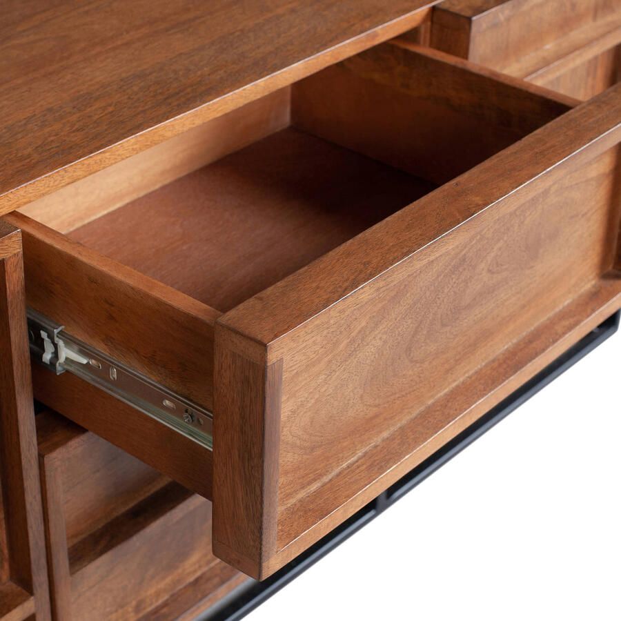 WOOOD | Forrest Tv Meubel Mango Hout Naturel | Woonkamer meubels | Tv-dressoirTv-meubel - Foto 4