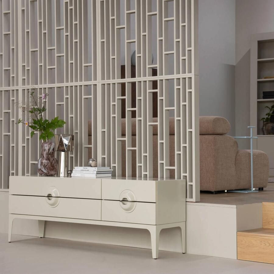 WOOOD | Merge tv meubel hout dust | Woonkamer meubels | Tv-dressoir | Tv-meubel