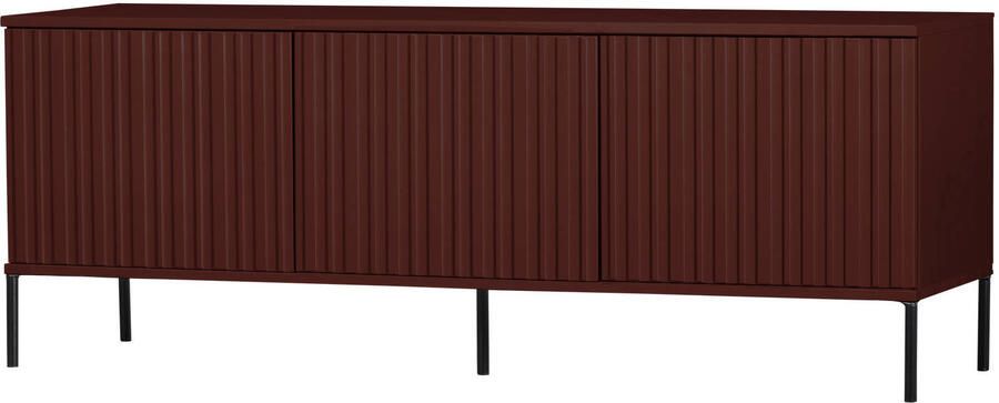 WOOOD TV-meubel New Grenenhout 150cm Bordeaux