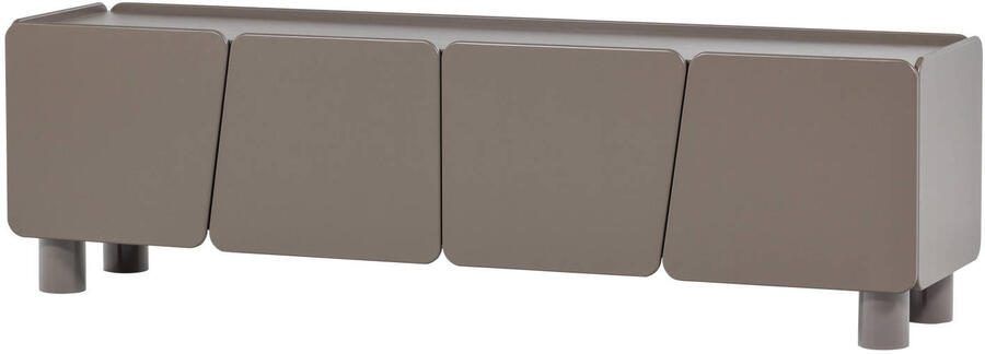 WOOOD TV-meubel Root Grenenhout 200cm Truffelbruin