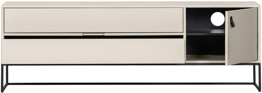 WOOOD Tv-meubel Silas TV-board Commode 2 lades en 1 deur veel opbergruimte breedte 120 of 180 cm - Foto 8