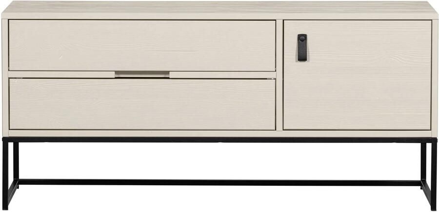 WOOOD Tv-meubel Silas TV-board Commode 2 lades en 1 deur veel opbergruimte breedte 120 of 180 cm - Foto 5