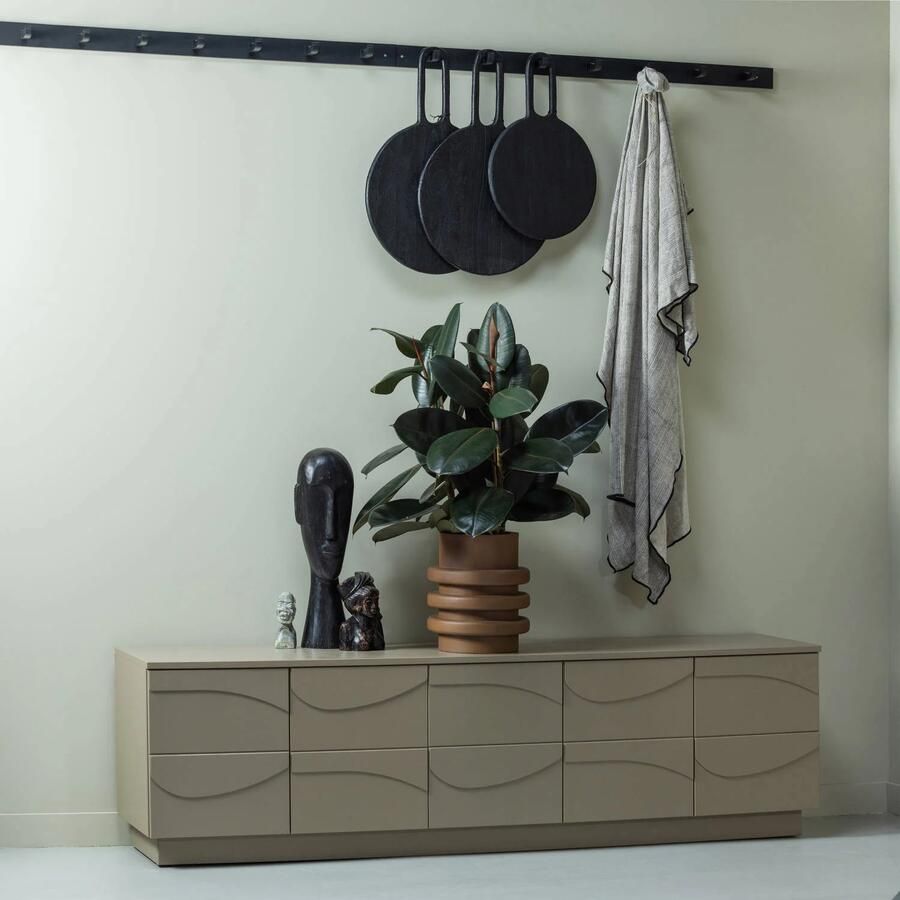 WOOOD Tv-meubel Teo TV-board met kabeldoorvoer push-to-open functie breedte 180 cm - Foto 13